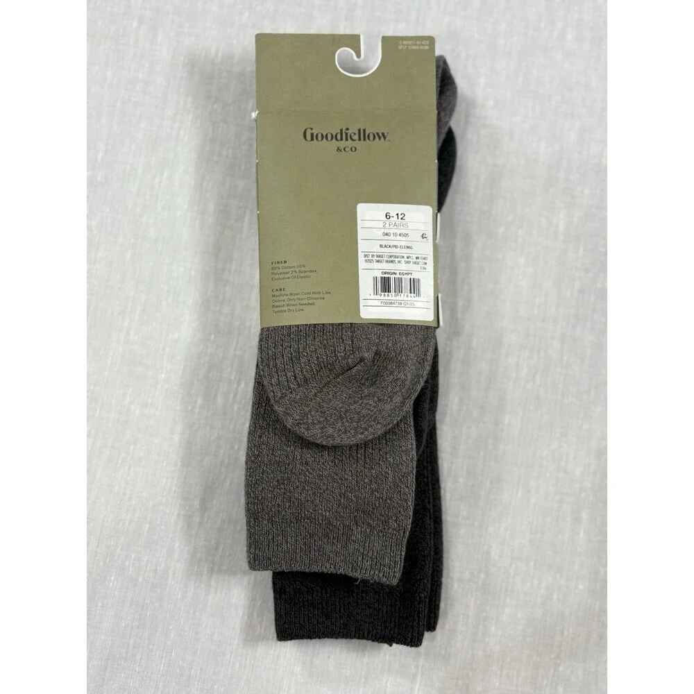 Goodfellow & 2pair Dress Socks  gray/black New